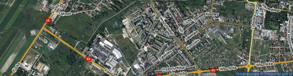 Zdjęcie satelitarne św. Brata Alberta Chmielowskiego ul.